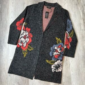 Vertigo Paris Floral Cardigan - Black, Red, Blue